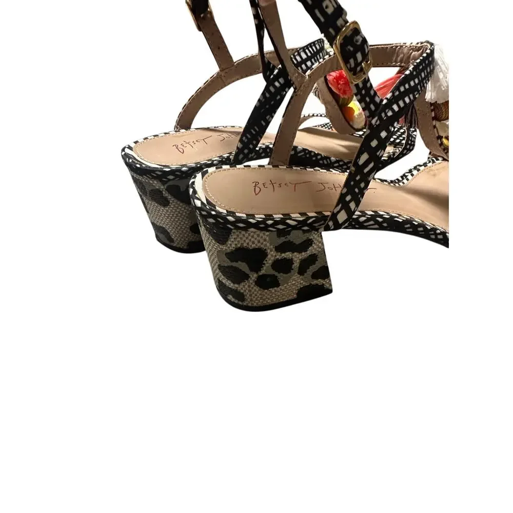 Betsey Johnson Dynah Seashell Embellished Block Heel Sandal - Picture 4 of 8
